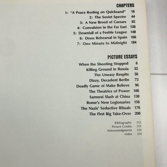 Life Time Books World War 2 Prelude to War Vintage 200 Pages WWII History - Picture 5 of 5